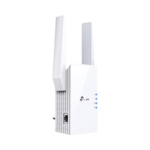 Repetidor / Extensor de Cobertura WiFi AX 1500 Mbps, doble banda 2.4 GHz y 5 GHz, con 1 puerto 10/100/1000 Mbps