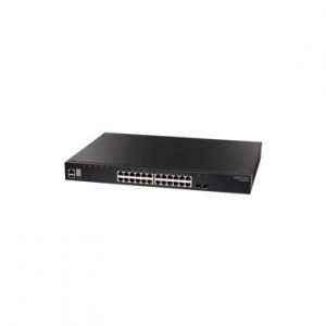 Redes Switch GIGABIT Administrable capa 3 Apilable hasta 4 unidades EDGECORE ECS462028T