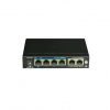Redes Switch POE full gigabit AF AT Modo CCTV 60W totales SAXXON UTP3GSW04TP60
