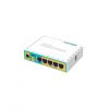 RouterBoard 5 puertos fast Ethernet 4 PoE pasivo 1 puerto USB MIKROTIK RB750UPR2