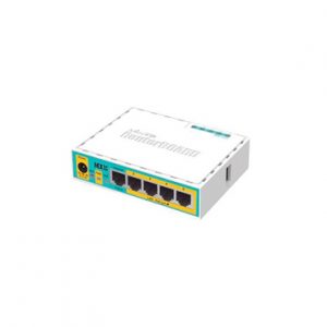 RouterBoard 5 puertos fast Ethernet 4 PoE pasivo 1 puerto USB MIKROTIK RB750UPR2