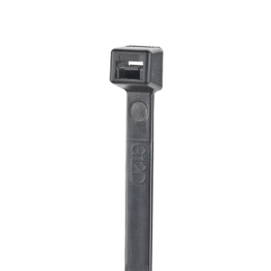 Cincho de Nylon 6.6 StrongHold™, de 100mm de largo, Color Negro, Exterior Resistente a Rayos UV, Paquete de 100pz