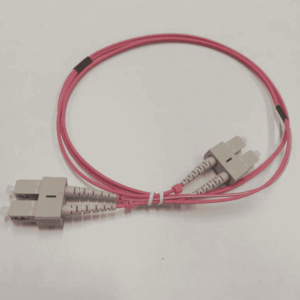 SBE TECH SBE-JUMSCSC1M50 Jumper SC-SC MULTIMODO 50/125 OM4 duplex 2 mm, 1 metro, UPC