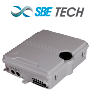 SBETECH SBE-CDEXTFTTX2X8 - Caja de distribución para FTTX para exterior 2 x 8 IP65