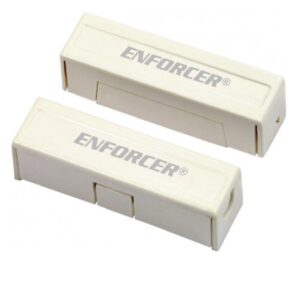 Seco-Larm SM433TQW - Contacto magnetico BLANCO de sobreponer 1-1/4" (31mm) Gap Compatible paneles DSC / RISCO / BOSCH