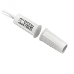 Seco-Larm SM2075QW - Contacto magnetico BLANCO Gap 3/4 de EMBUTIDO Tipo Taquete Compatible paneles DSC / RISCO / BOSCH