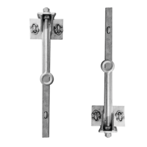 Par de Herrajes para sujeción de línea de vida para STZ60G.