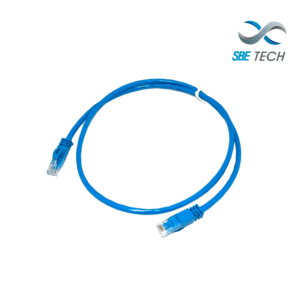 SBE TECH SBE-PCC61.0M-BL - Cable de Parcheo Cat 6 color azul de 1 metros/ Bota inyectada y moldeada / #LosIndispensables