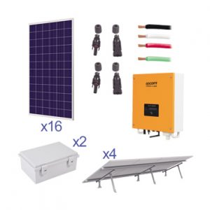 Sistema 5000w 220Vca para interconexión a red eléctrica EPCOM POWER LINE KITEPI5K320