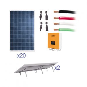 Sistema completo de interconexión a la red eléctrica EPCOM POWER LINE KITEPIG5K