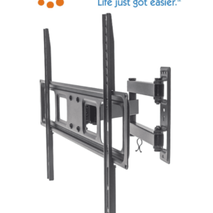MANHATTAN 461337 - Soporte de Pared para Pantallas de 37 a 70 Pulgadas/ 35 Kg de Carga/ Brazo Articulado/ Ajustes de Inclinación, Giro y Nivel/ Distancia a la Pared de 24.7 cm/ Acero/ VESA 200/ 300/ 400X200/ 400/ 600X400/