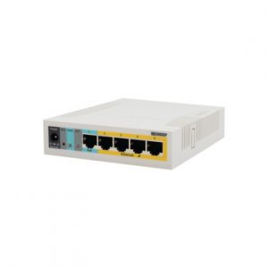 Switch 5 puertos PoE Gigabit Ethernet 1 SFP MIKROTIK RB260GSP