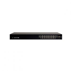 Switch EdgeMax administrable 16 puertos Gigabit PoE+ 2 puertos SFP UBIQUITI NETWORKS ES-16-150W