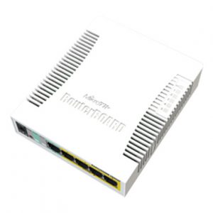 Switch Mikrotik 5 puertos PoE (Pasivo)