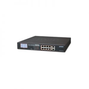 Switch No administrable PoE 250m 8 puertos PoE gigabit PLANET GSD-1002VHP