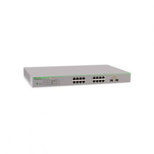 Switch PoE+ Gigabit WebSmart 16 puertos 2 puertos SFP ALLIED TELESIS AT-GS950-16PS-10
