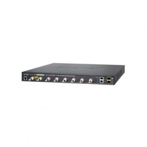 Switch PoE sobre coaxial administrable 8 puertos 2 puertos 10-100-1000 2 puertos 100-1000 SFP PLANET LRP-822CS