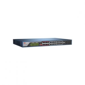 Switch administrable vía web 250m PoE larga distancia HIKVISION DS-3E1326P-E