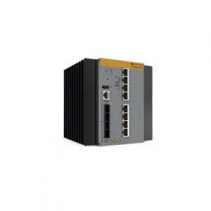 Switch industrial administrable capa 3 de 8 puertos 4 puertos SFP ALLIED TELESIS AT-IE300-12GT-80