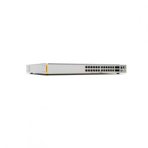 Switch stackeable capa 3 24 puertos 4 puertos SFP+ 10G fuente redundante ALLIED TELESIS AT-X510-28GTX-10