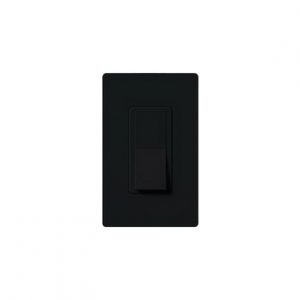 Switch un solo polo 15amp Negro night LUTRON ELECTRONICS CA1PSBLS
