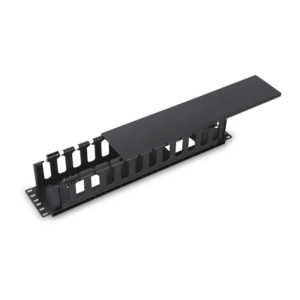 SAXXON J6069 - Organizador de cable horizontal para rack / Un lado / Plastico / 2U