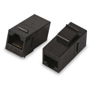 SAXXON M226 - Cople RJ45 / RJ45 Hembra a RJ45 hembra / CAT 6 / Color negro
