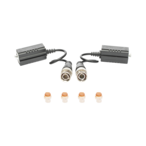 Kit de Transceptores (Baluns) para EXTERIOR TurboHD Hasta 4K HD-TVI / HD-CVI / AHD / CVBS / COAXITRON / AUDIO POR COAXITRON / Menu OSD / CONECTORES 100% COBRE / Con Cable RF Blindado. Distancia de hasta 200 m en 4K. Calidad PREMIUM