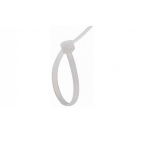 TVC TY25BL - Cincho sujetacable / 4.5 mm X 190 mm / Blanco / Bolsa con 100 piezas / Nylon