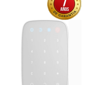 AJAX KeypadW - Teclado táctil inalámbrico con soporte de pared. Color Blanco