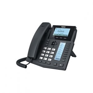 Teléfono IP Empresarial 6 líneas SIP Voz HD 2 pantallas LCD FANVIL X5