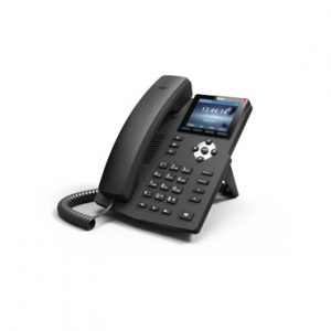 Teléfono IP SOHO Negro Pantalla LCD a Color 2 líneas SIP FANVIL X3G