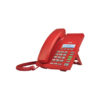 Teléfono IP SOHO Rojo 2 líneas SIP Voz HD Conferencia 3 vías Soporte PoE FANVIL X3CR