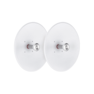 Paquete de 2 antenas UltraDish de 27.5 dBi, conector tipo Twistport y montaje innovador, 5180 - 6775 MHz