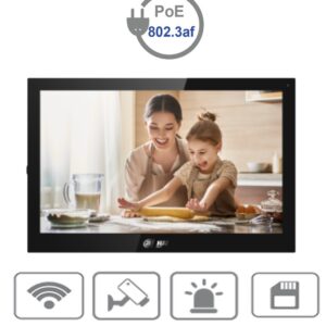 DAHUA VTH5341G-W - Monitor para Videoportero o Medición de temperatura/ 10 Pulgadas/ Android/ Wifi y Rj45/ Pantalla Touch/ Ranura para MicroSD/ PoE estándar #TocToc #COVID19