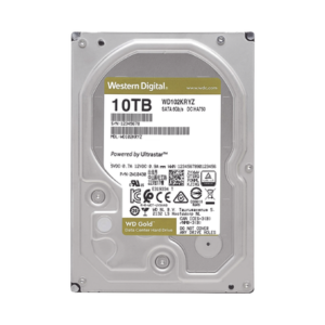 Disco Duro Gold de 10 TB / 7200 RPM / Optimizado para NAS, RAID, Data Center y NVRs de Gran Capacidad / Uso 24-7 / Proteccion Antivibración / 5 Años de Garantia / HelioSeal