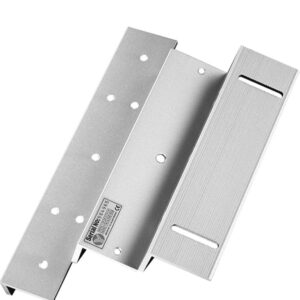 YLI MBK500NZLW - Soporte de fijación en Z y L compatible con cerradura magnética YM500NW para exterior con clave YLE0850003