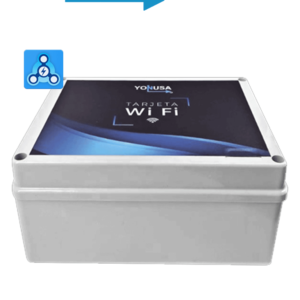 YONUSA MWFLITE - Modulo Wifi Lite compatible con todos los energizadores Yonusa, Uso con aplicación gratuita Yonusa 2.0 compatible con sistemas iOS y Android para notificaciones de eventos/ Estándar 802.11 b/g/n/ 1 salida auxiliar