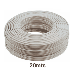TVC CB20M - Cable bujía o doble aislado para cercos eléctricos Yonusa/ Multifilar 22 AWG / Bobina de 20 Mts/ #MásVendido