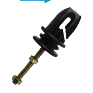 YONUSA AP401 - Aislador 3 en 1 realiza funcion de aislador Paso, esquina y tensor para cercos electricos / Resistente a la corrosión / Resistencia de tensión de 70 a 120 Kgs