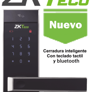 ZKTECO AL10DB - Cerradura inteligente con teclado táctil / 100 tarjetas MF 13.56 Mhz/ 100 contraseñas / Izquierda y derecha/ APP Smartkey Genera contraseñas temporales para tus departamentos