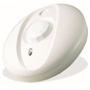 DSC BV501GB - Detector de movimiento PIR 360° con detector de ruptura de vidrio cableado con tamper para montaje en techo