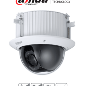 DAHUA DH-SD52C225-HC-LA - Cámara Domo PTZ de 2 Megapíxeles/ 1080p/ 25x de Zoom Óptico/ Montaje en Plafón o Techo Falso/ WDR Real 120dB/ Starlight/ Antivandálica IK10/ #LoNuevo