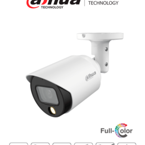 DAHUA HAC-HFW2249TN-A-LED - Camara Bullet Full Color de 2 Megapixeles/ Lente de 2.8 mm/ 106 Grados de Apertura/ 20 Metros de Iluminación/ Super Adapt/ WDR Real de 120 dB/ IP67/ #ProHDCVI