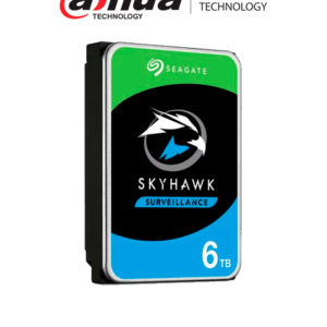 SEAGATE/DAHUA ST6000VX001 - Disco Duro para Videovigilancia Seagate SkyHawk 3.5", 6TB, SATA, 6Gbit/s, 256MB Caché