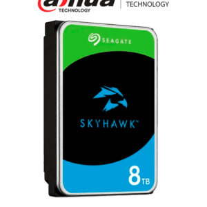 SEAGATE/DAHUA ST8000VX004 - Disco Duro para Videovigilancia Seagate SkyHawk 3.5", 8TB, SATA, 6Gbit/s, 256MB Caché