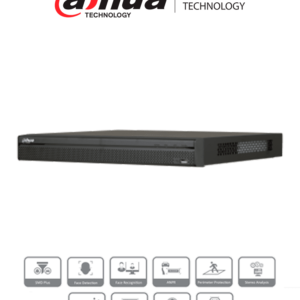 DAHUA DHI-NVR5216-8P-4KS2 - NVR de 16 Canales 4k/ H.265+/ Rendimiento de 320 Mbps/ 8 Puertos PoE Soportan EPoE/ 2 Bahías de Discos Duros/ Salida HDMI/ POS/ Dewarping/ Soporta Camaras con IA/ #LoNuevo