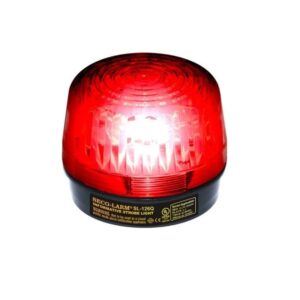 Seco-Larm SL126QR - Luz Estroboscópica Alámbrica, 6-12VDC, Roja Compatible IHORN / RISCO / DSC / BOSCH