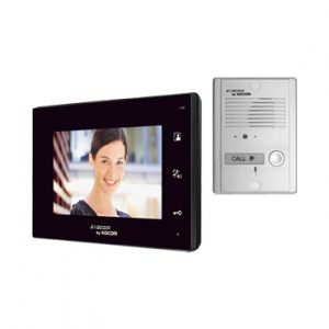 Videoportero inalambrico a color pantalla 7" Negro Monterrey
